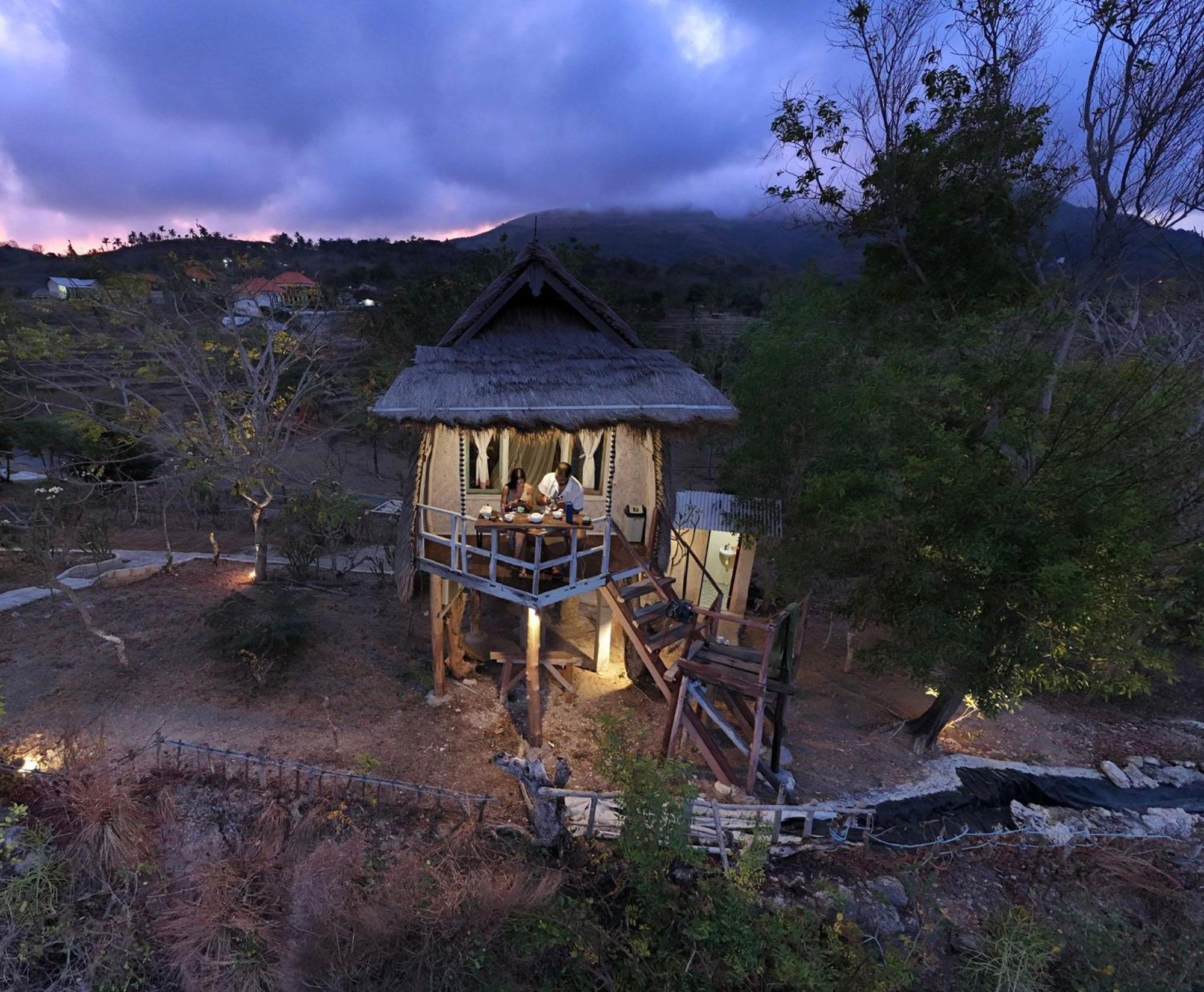 Eco-Tourist Dreamstay Treehouse Treehouse Tanglad Exterior foto